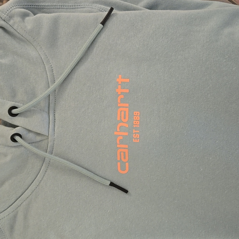 Carhartt Men's Mint Green Hoodie